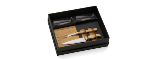Kit Para Churrasco Com Copos - 5 Pçs