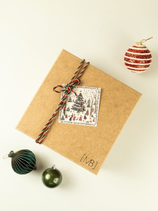 MBN021 - Caixa Bem-Estar Natalina com Difusor e Vela - Presente de Natal