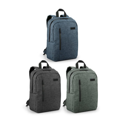Mochila para notebook (14'') em 600D de alta densidade com placa para personalização (12 L)