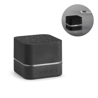Caixa de som com autonomia de 2h (300 mAh) em ABS