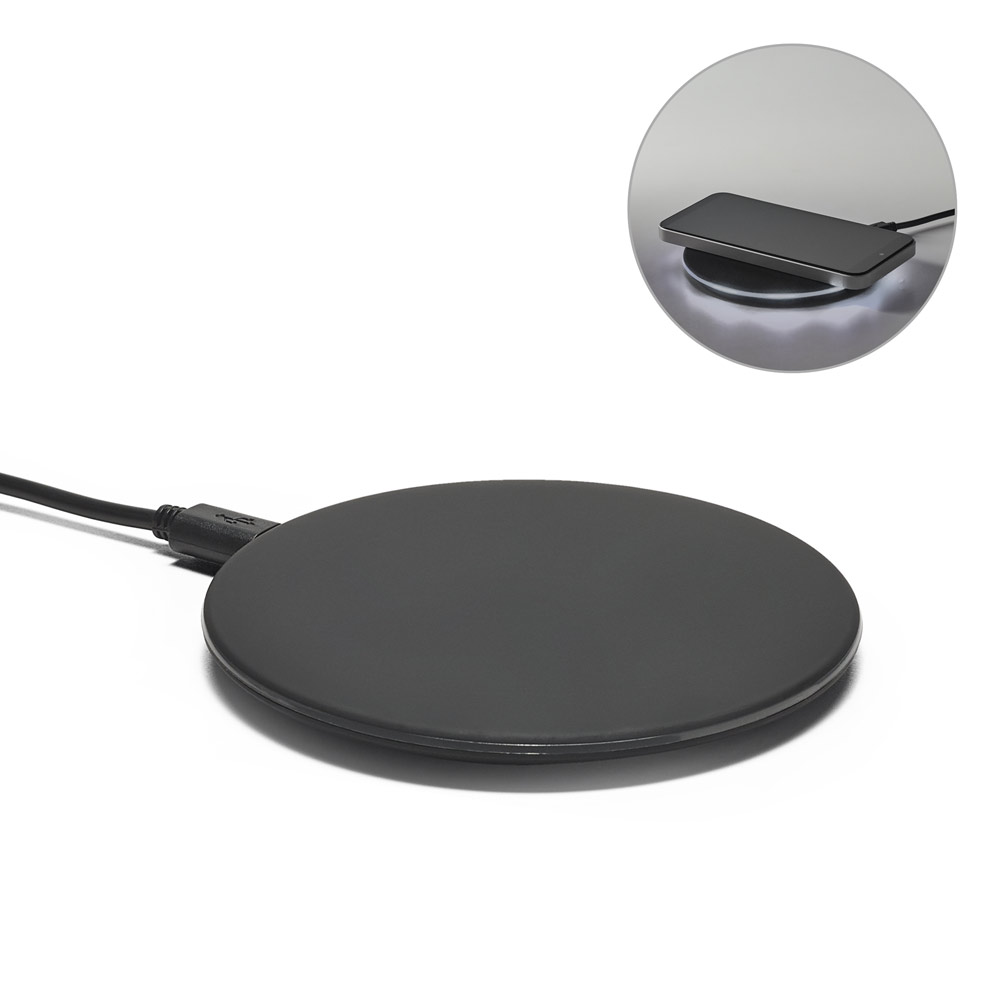 Carregador por indução (wireless) super-rápido em ABS 15W