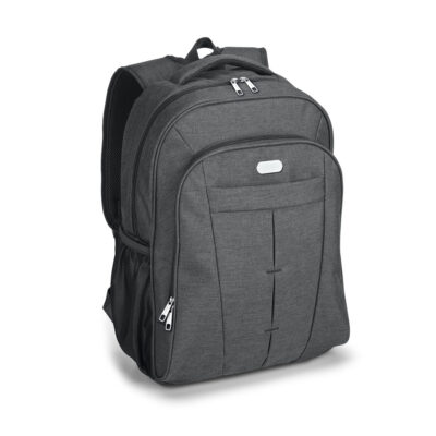 Mochila para notebook 17'' em 600D de alta densidade com compartimento forrado e placa para personalização 24 L