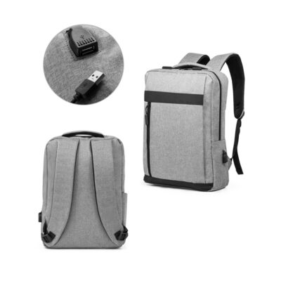 Mochila para notebook 15'6" em 300D melange