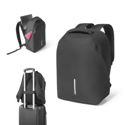 Mochila com sistema antiroubo para notebook 15'6" em 600D e ripstop 17 L