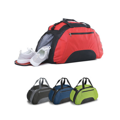 Bolsa esportiva em 600D com fundo em placa semi-rígida 30 L