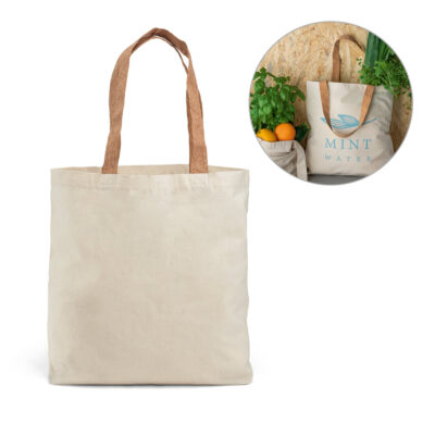 Sacola 100% algodão (180 g/m²)