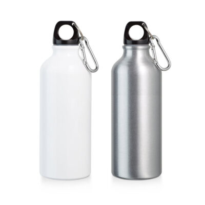 Squeeze em alumínio para sublimação com mosquetão 500 mL